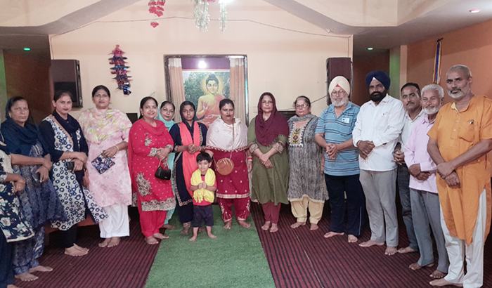 Religious ceremony organized on the auspicious occasion of Guru Purnima at Nirvana Kutiya Mahilpur.